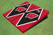 University of Wisconsin Black and Red Matching Diamond Cornhole Boards