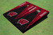 University of Wisconsin Black and Red Matching Wood Look Triangle Cornhole Boards