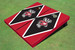 University of Wisconsin "Bucky" Black and Red Matching Diamond Cornhole Boards