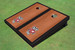 University of Wisconsin "Bucky" Black Rosewood Matching Border Cornhole Boards