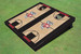 University of Wisconsin "Bucky" Black Matching Basketball Court Custom Cornhole Board University of Wisconsin "Bucky" Black Matching Basketball Court Custom Cornhole Board
