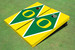 University of Oregon Hunter and Yellow Matching Diamond Cornhole Boards