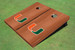 University Of Miami Solid Rosewood Cornhole Boards