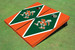 University Of Miami "Sebastian The Ibis" Hunter And Orange Matching Diamond Cornhole Boards