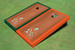 University Of Miami "Sebastian The Ibis" Rosewood Alternating Border Cornhole Boards University Of Miami "Sebastian The Ibis" Rosewood Alternating Border Cornhole Boards