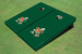 University Of Miami "Sebastian The Ibis" Hunter Matching Solid Cornhole Boards