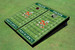 University Of Miami "Sebastian The Ibis" Hunter Matching Football Field Custom Cornhole Boards