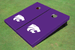 Kansas State University Wildcats Purple Matching Solid Cornhole Boards