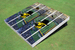 Appalachian State University "Yosef" Stadium Long Stripe Themed Cornhole Boards