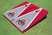 Ohio State University Gray and Red Matching Triangle Cornhole Boards
