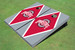 Ohio State University Red and Gray Matching Diamond Cornhole Boards