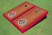 Ohio State University Red Rosewood Matching Borders Cornhole Boards