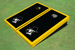 Appalachian State University "Yosef" Yellow Matching Border Cornhole Boards