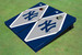 New York Yankees NY Gray and Navy Matching Diamond Cornhole Boards