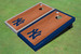 New York Yankees NY Rosewood Alternating Border Cornhole Boards New York Yankees NY Rosewood Alternating Border Cornhole Boards