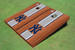 New York Yankees NY Gray Rosewood Matching Long Stripe Cornhole Boards New York Yankees NY Gray Rosewood Matching Long Stripe Cornhole Boards