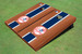 New York Yankees Club Navy Rosewood Matching Long Stripe Cornhole Boards
