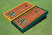 Oakland Athletics A's Rosewood Alternating Border Cornhole Boards