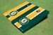 Oakland Athletics Circle Logo Alternating Long Stripe Cornhole Boards