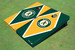 Oakland Athletics Circle Logo Alternating Diamond Cornhole Boards