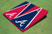 Atlanta Braves A Alternating Triangle Cornhole Boards