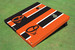 Baltimore Orioles O Alternating Long Stripe Cornhole Boards
