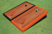 Baltimore Orioles O Rosewood Alternating Border Cornhole Boards