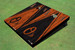 Baltimore Orioles O Alternating Wood Look Triangle Cornhole Boards