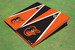 Baltimore Orioles Bird Alternating Triangle Cornhole Boards