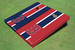 Boston Red Sox B Alternating Long Stripe Cornhole Boards