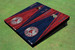 Boston Red Sox Socks Alternating Wood Look Triangle Cornhole Boards