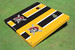 Pittsburgh Pirates Head Alternating Long Stripe Cornhole Boards Pittsburgh Pirates Head Alternating Long Stripe Cornhole Boards