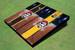 Pittsburgh Pirates Head Field Long Stripe Alternating Themed Cornhole Boards