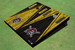 Pittsburgh Pirates Head Alternating Wood Look Triangle Cornhole Boards