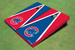 Chicago Cubs Bear Alternating Triangle Cornhole Boards