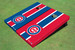 Chicago Cubs C Alternating Long Stripe Cornhole Boards