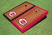 Cincinnati Reds "Reds" Rosewood Alternating Border Cornhole Boards