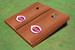 Cincinnati Reds "Reds" Solid Rosewood Cornhole Boards