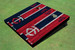 Minnesota Twins TC Alternating Wood Look Long Stripe Custom Cornhole Boards