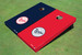 Minnesota Twins Club Alternating Solid Cornhole Boards