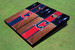 Cleveland Guardians C Field Long Stripe Alternating Themed Cornhole Boards