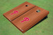Philadelphia Phillies P Solid Rosewood Cornhole Boards
