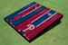 Philadelphia Phillies P Alternating Wood Look Long Stripe Custom Cornhole Boards