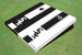 Chicago White Sox "Sox" Alternating Long Stripe Cornhole Boards