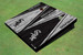 Chicago White Sox "Sox" Alternating Wood Look Triangle Cornhole Boards