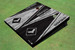 Chicago White Sox Sock Alternating Wood Look Triangle Cornhole Boards