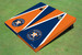 Houston Astros Wordmark Alternating Triangle Cornhole Boards