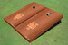 New York Mets NY Solid Rosewood Cornhole Boards
