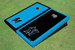 Miami Marlins M Alternating Border Cornhole Boards