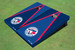 Toronto Blue Jays Circle Alternating Triangle Cornhole Boards Toronto Blue Jays Circle Alternating Triangle Cornhole Boards